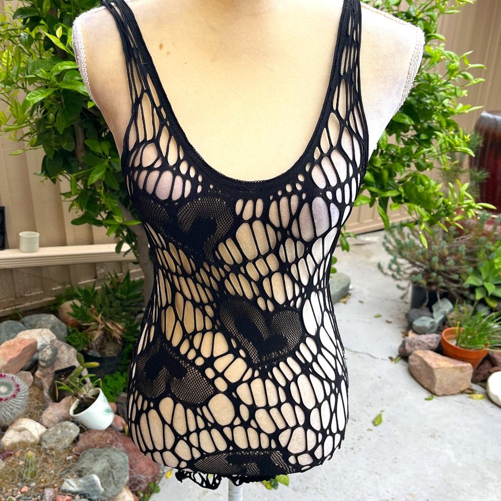 Sexy rave slip with hearts